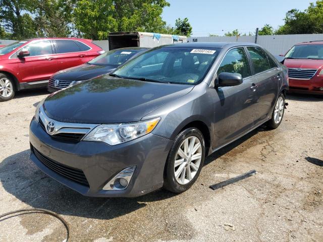 4T1BK1FK2CU512045 - 2012 TOYOTA CAMRY SE GRAY photo 1