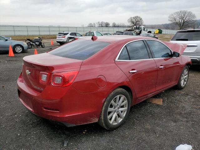 1G11H5SL0EF225890 - 2014 CHEVROLET MALIBU LTZ წითელი ფოტო 3