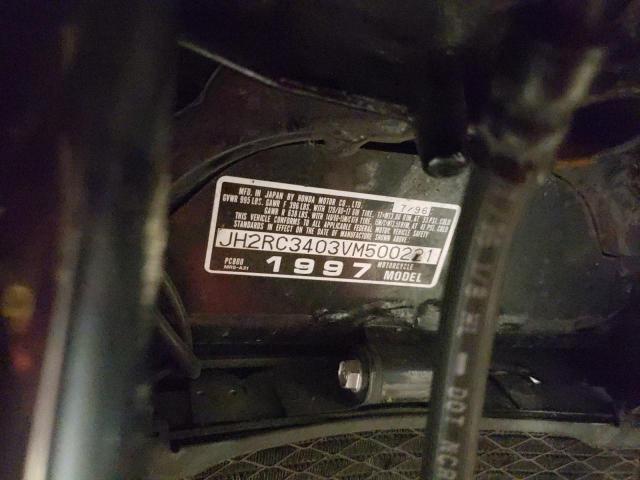 JH2RC3403VM500221 - 1997 HONDA MC Rouge photo 10