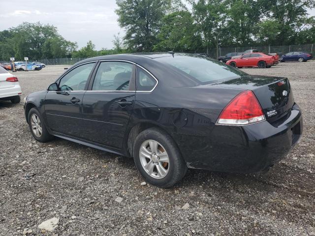 2G1WA5E35D1164306 - 2013 CHEVROLET IMPALA LS BLACK photo 2