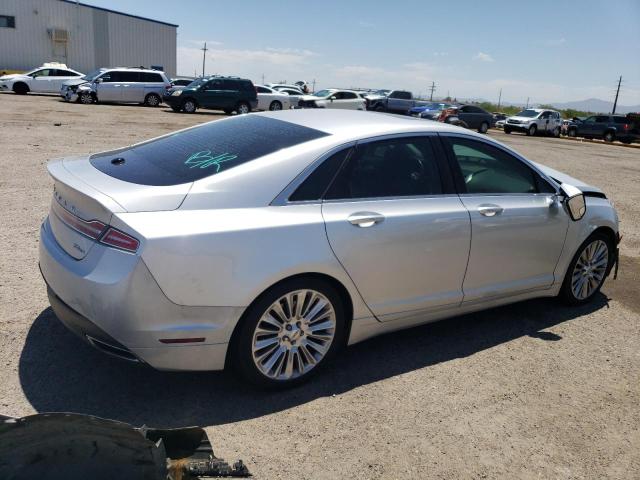 3LN6L2JK6ER822303 - 2014 LINCOLN MKZ SILVER photo 3