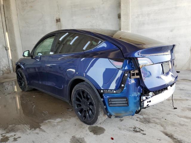 7SAYGDEE0NF481809 - 2022 TESLA MODEL Y BLUE photo 2