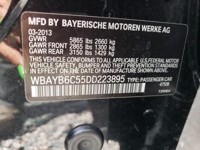 WBAYB6C55DD223895 - 2013 BMW 750 XI BLACK photo 13