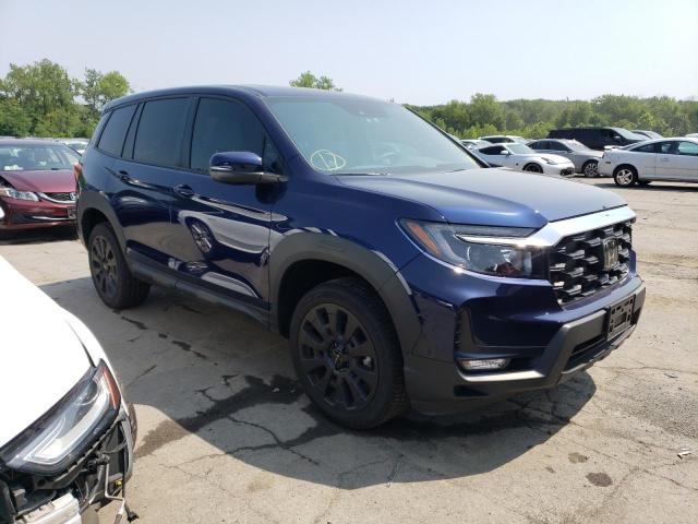 5FNYF8H5XNB032379 - 2022 HONDA PASSPORT EXL ლურჯი ფოტო 4