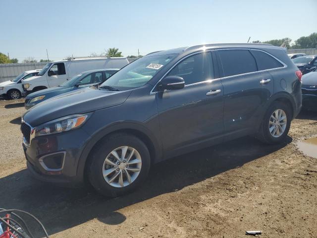 5XYPG4A58HG272149 - 2017 KIA SORENTO LX GRAY photo 1