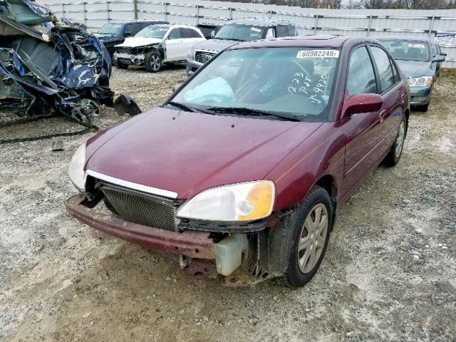 2HGES26783H544201 - 2003 HONDA CIVIC EX  photo 2