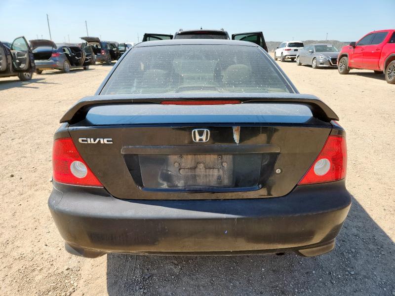1HGEM211X4L083228 - 2004 HONDA CIVIC DX VP BLACK photo 6