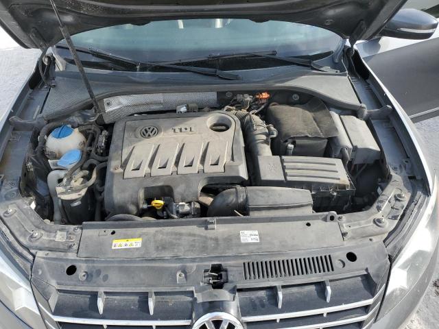 1VWCN7A33EC068733 - 2014 VOLKSWAGEN PASSAT SEL GRAY photo 11