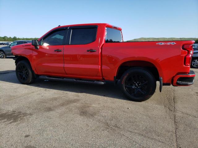 1GCPYBEK8NZ183907 - 2022 CHEVROLET SILVERADO K1500 CUSTOM RED photo 2