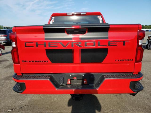 1GCPYBEK8NZ183907 - 2022 CHEVROLET SILVERADO K1500 CUSTOM RED photo 6