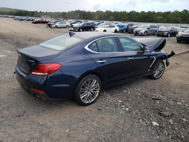 KMTG34LA9MU070808 - 2021 GENESIS G70 ELITE BLUE photo 3