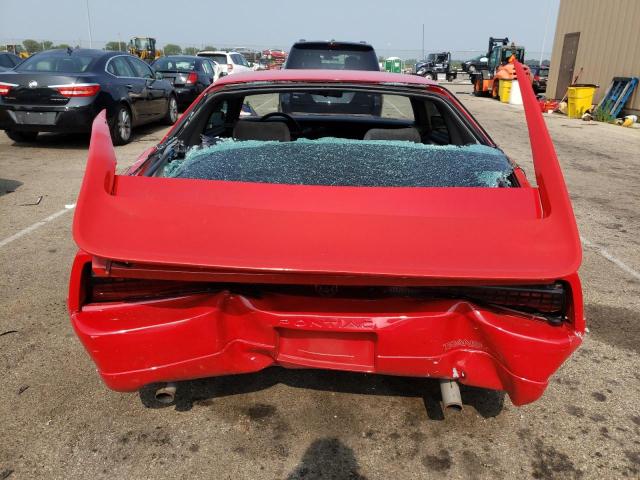 1G2FW21E1KL200826 - 1989 PONTIAC FIREBIRD TRANS AM RED photo 6