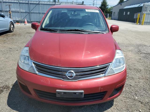 3N1BC1AP3AL390598 - 2010 NISSAN VERSA S RED photo 5