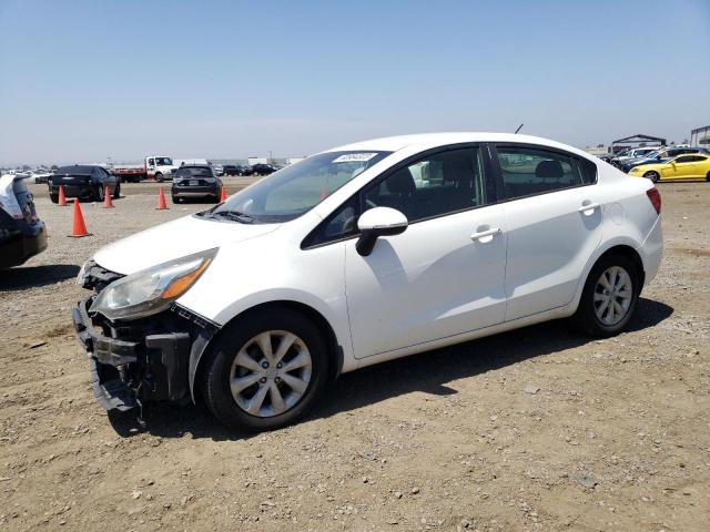 KNADN4A33D6172896 - 2013 KIA RIO EX WHITE photo 1