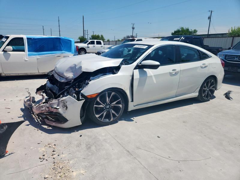 2HGFC2F85LH517158 - 2020 HONDA CIVIC SPORT WHITE photo 1