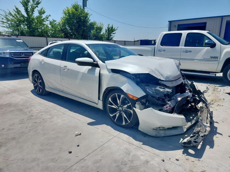 2HGFC2F85LH517158 - 2020 HONDA CIVIC SPORT WHITE photo 4