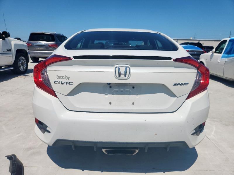 2HGFC2F85LH517158 - 2020 HONDA CIVIC SPORT WHITE photo 6