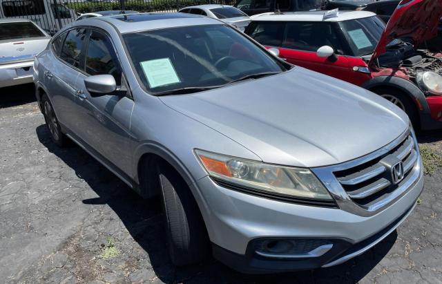 5J6TF2H56DL002695 - 2013 HONDA CROSSTOUR EXL SILVER photo 1