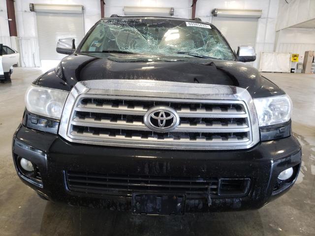 5TDDW5G1XAS024364 - 2010 TOYOTA SEQUOIA PLATINUM BLACK photo 5