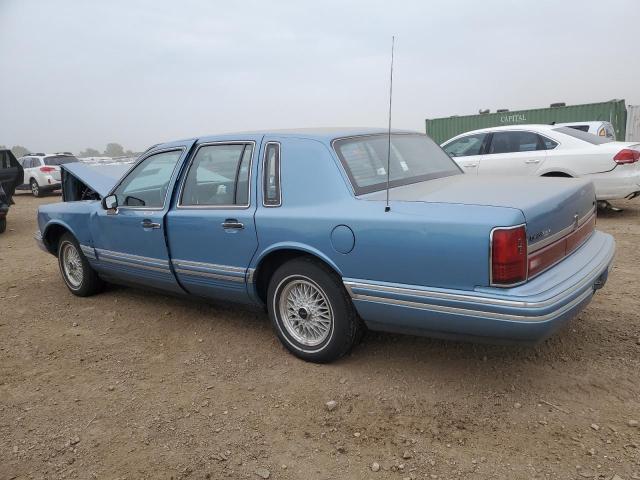 1LNLM81W7PY703315 - 1993 LINCOLN TOWN CAR EXECUTIVE Blau Foto 2