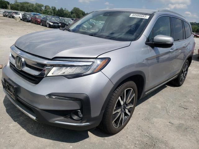 5FNYF6H04KB053071 - 2019 HONDA PILOT ELITE SILVER photo 1