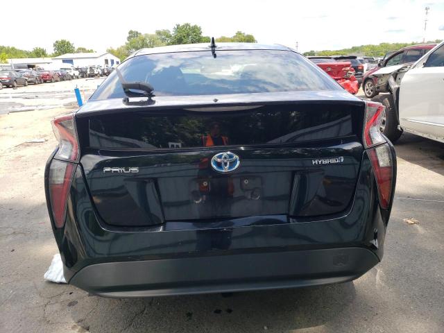 JTDKBRFU6G3011921 - 2016 TOYOTA PRIUS BLACK photo 6