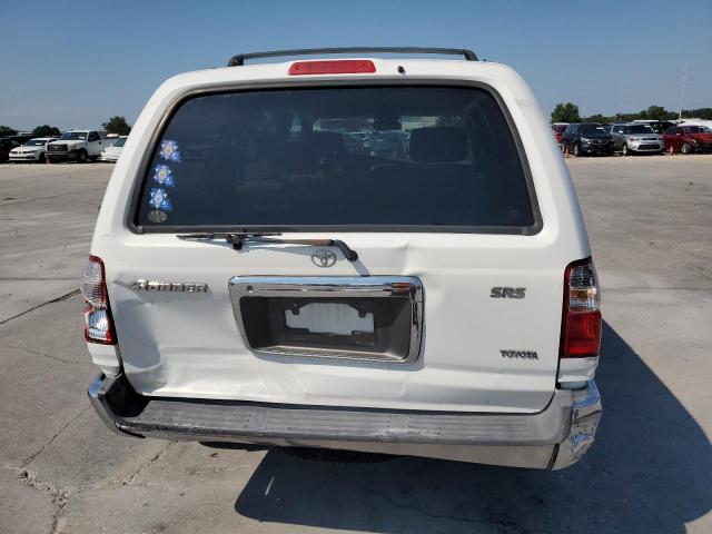 JT3GN86R520248949 - 2002 TOYOTA 4RUNNER SR5 WHITE photo 6