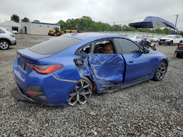 WBY73AW04RFR49109 - 2024 BMW I4 EDRIVE 40 BLUE photo 3