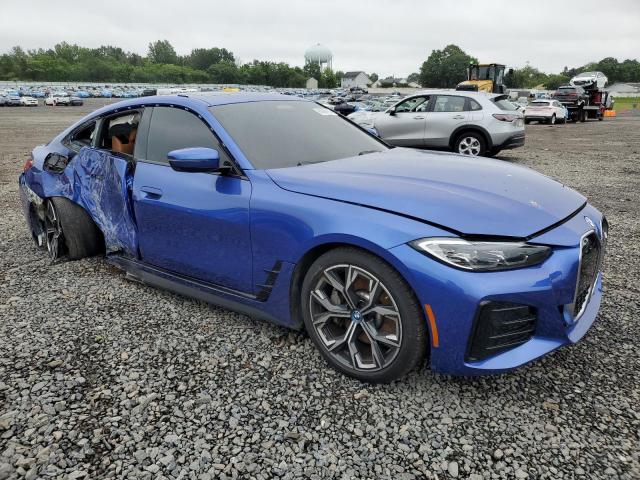 WBY73AW04RFR49109 - 2024 BMW I4 EDRIVE 40 BLUE photo 4