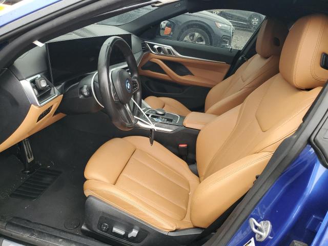 WBY73AW04RFR49109 - 2024 BMW I4 EDRIVE 40 BLUE photo 7