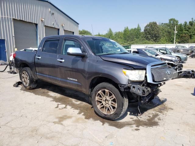 5TFEM5F15CX050427 - 2012 TOYOTA TUNDRA CREWMAX SR5 GRAY photo 4