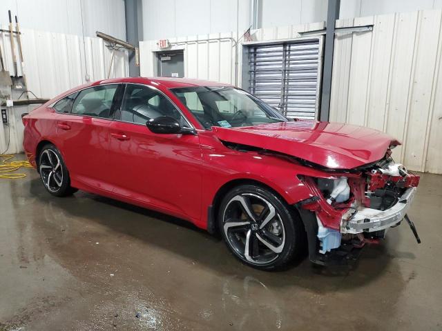 1HGCV1F38NA058687 - 2022 HONDA ACCORD SPORT 红色 照片 4