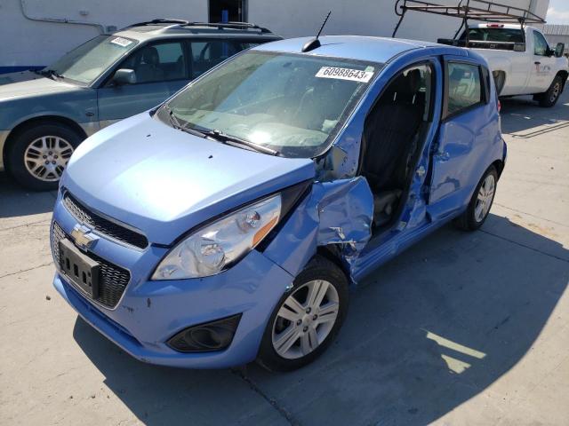 KL8CD6S98FC739262 - 2015 CHEVROLET SPARK 1LT BLUE photo 1