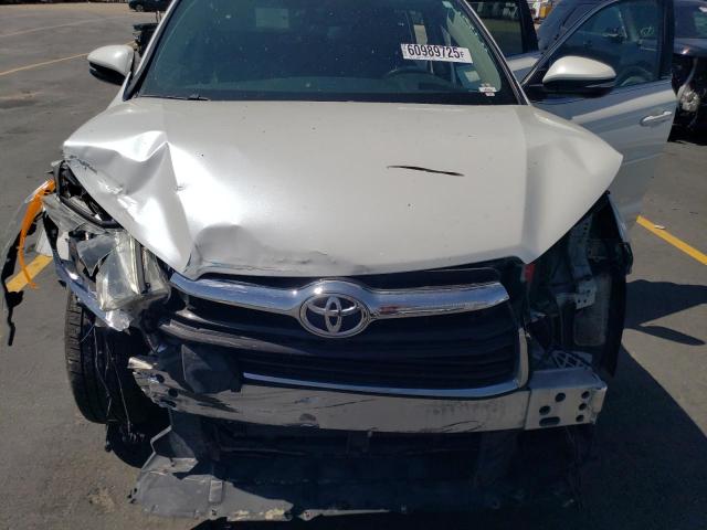 5TDJKRFHXFS221210 - 2015 TOYOTA HIGHLANDER XLE WHITE photo 12