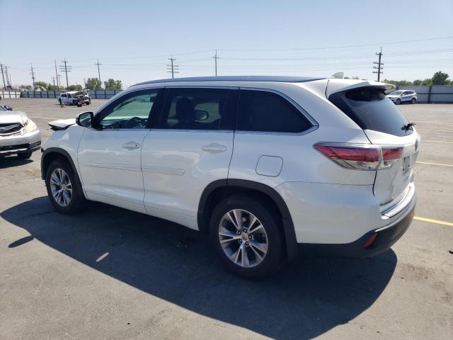 5TDJKRFHXFS221210 - 2015 TOYOTA HIGHLANDER XLE WHITE photo 2