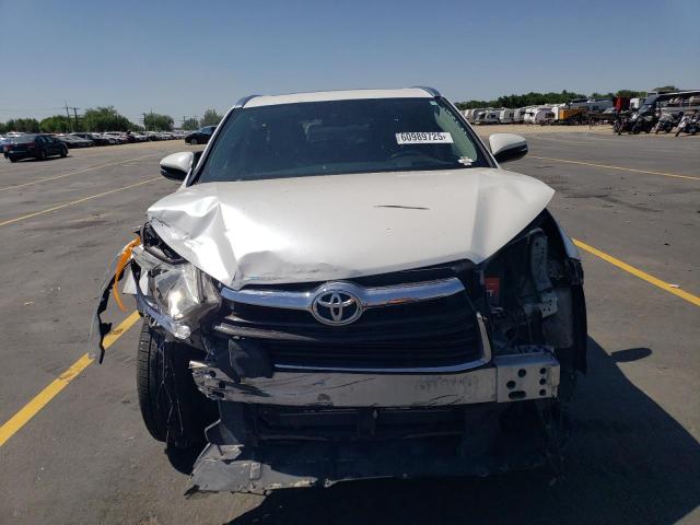 5TDJKRFHXFS221210 - 2015 TOYOTA HIGHLANDER XLE WHITE photo 5