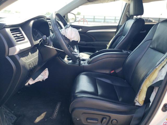 5TDJKRFHXFS221210 - 2015 TOYOTA HIGHLANDER XLE WHITE photo 7