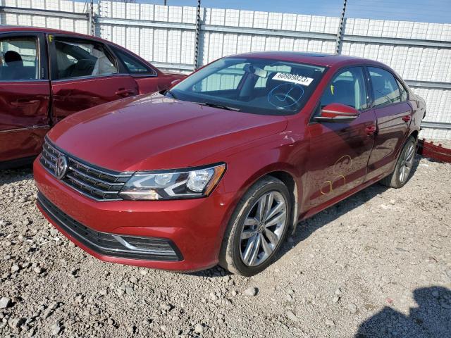 1VWLA7A3XKC003787 - 2019 VOLKSWAGEN PASSAT WOLFSBURG RED photo 1