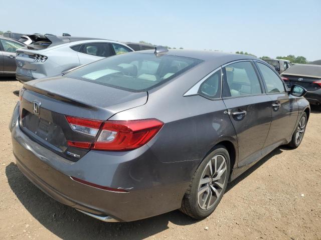 1HGCV3F11KA006047 - 2019 HONDA ACCORD HYBRID GRAY photo 3