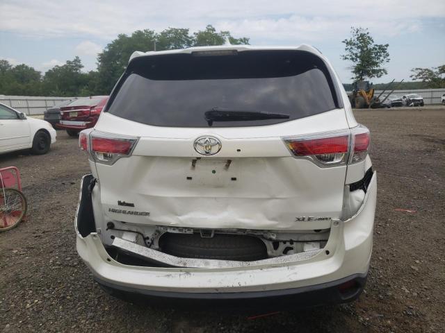 5TDJKRFH6ES044590 - 2014 TOYOTA HIGHLANDER XLE Weiß Foto 6