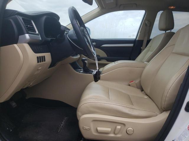 5TDJKRFH6ES044590 - 2014 TOYOTA HIGHLANDER XLE Weiß Foto 7