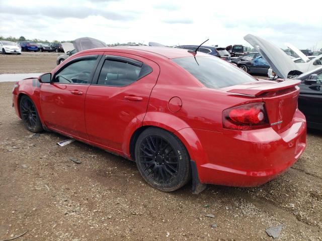 1C3CDZBGXCN194449 - 2012 DODGE AVENGER R/T RED photo 2