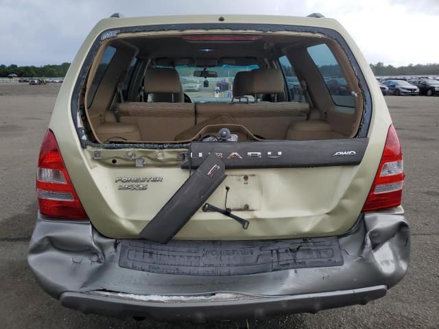 JF1SG65644H754567 - 2004 SUBARU FORESTER 2.5XS Золотой фото 6