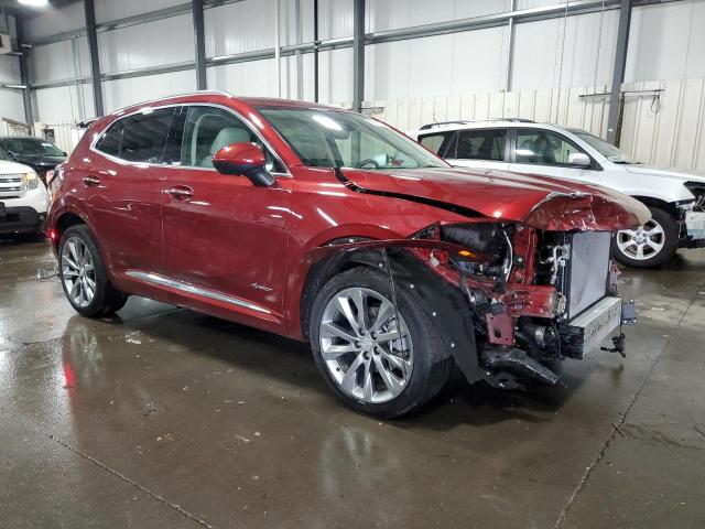 LRBFZSR44MD180002 - 2021 BUICK ENVISION AVENIR RED photo 4