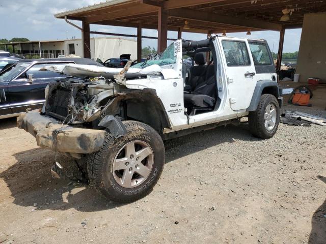 1C4BJWDG9FL592070 - 2015 JEEP WRANGLER U SPORT WHITE photo 1