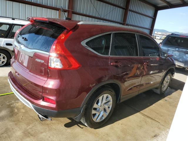 2HKRM4H76FH613322 - 2015 HONDA CR-V EXL BURGUNDY photo 3