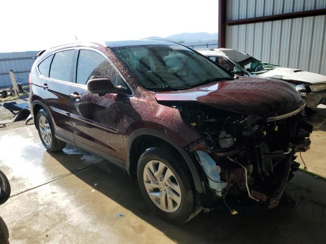 2HKRM4H76FH613322 - 2015 HONDA CR-V EXL BURGUNDY photo 4