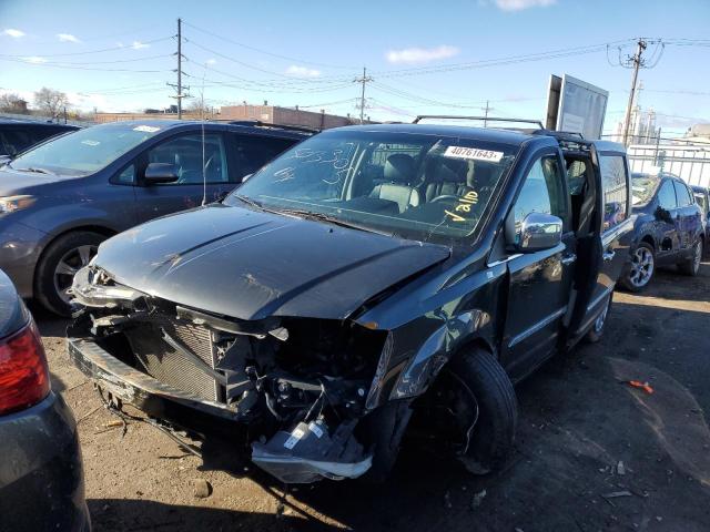 2C4RC1CG8CR413498 - 2012 CHRYSLER TOWN & COU TOURING L BLACK photo 1