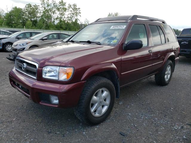 JN8DR09Y92W726797 - 2002 NISSAN PATHFINDER LE RED photo 1