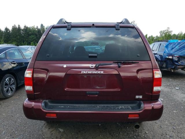 JN8DR09Y92W726797 - 2002 NISSAN PATHFINDER LE RED photo 6